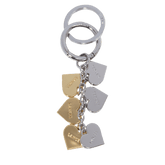 MULTI HEARTS KEYRING